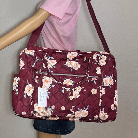 Vera Bradley Weekender Travel Bag in Blooms and Branches NWT - Picture 5 of 10